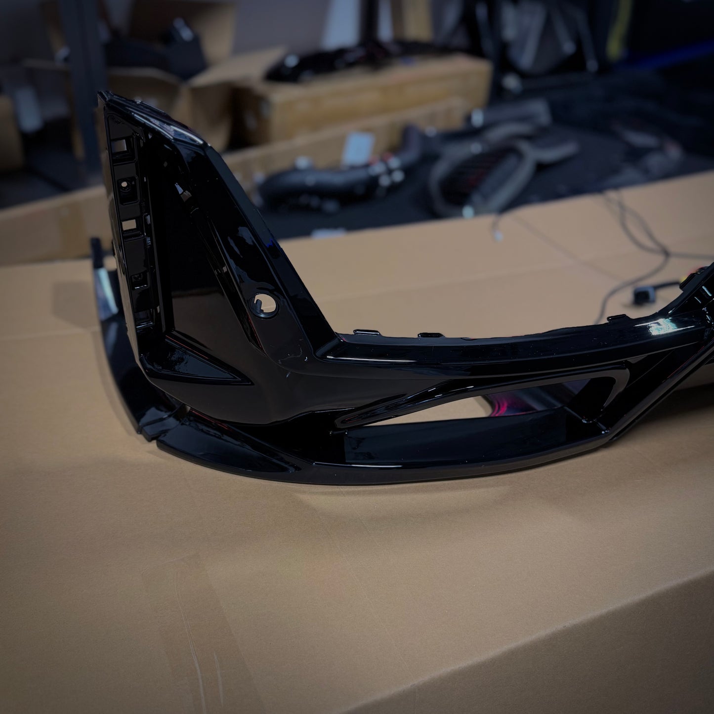 GLOSS BLACK DOUBLE F1 STYLE REAR DIFFUSER - BMW G20 3 SERIES LCI