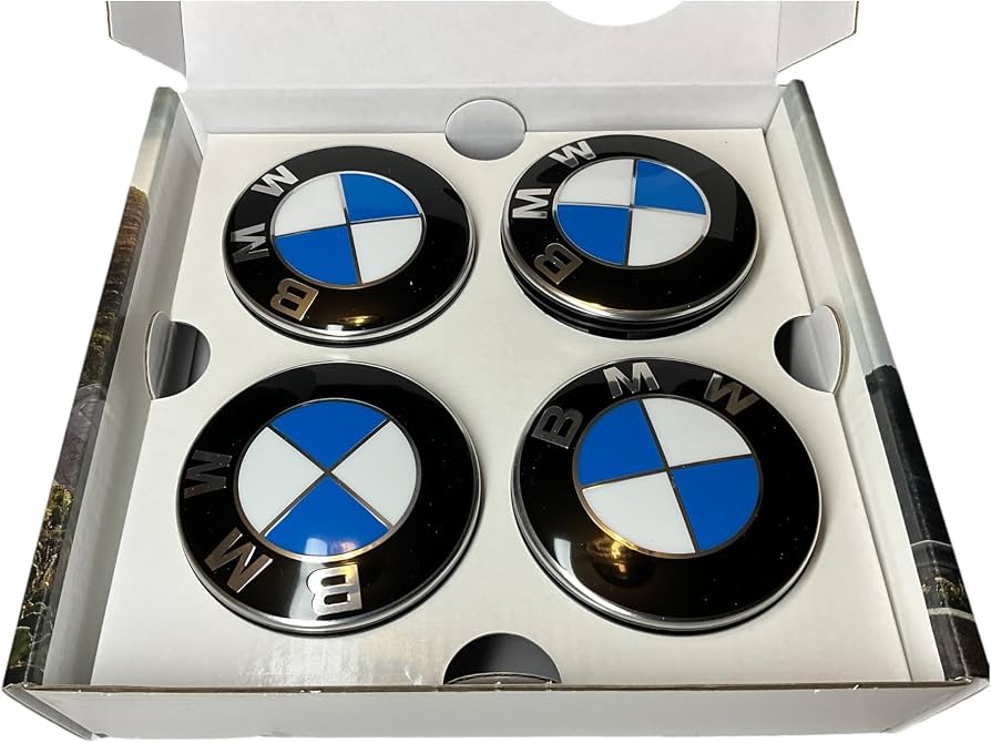 BMW Floating Wheel Center Console Caps