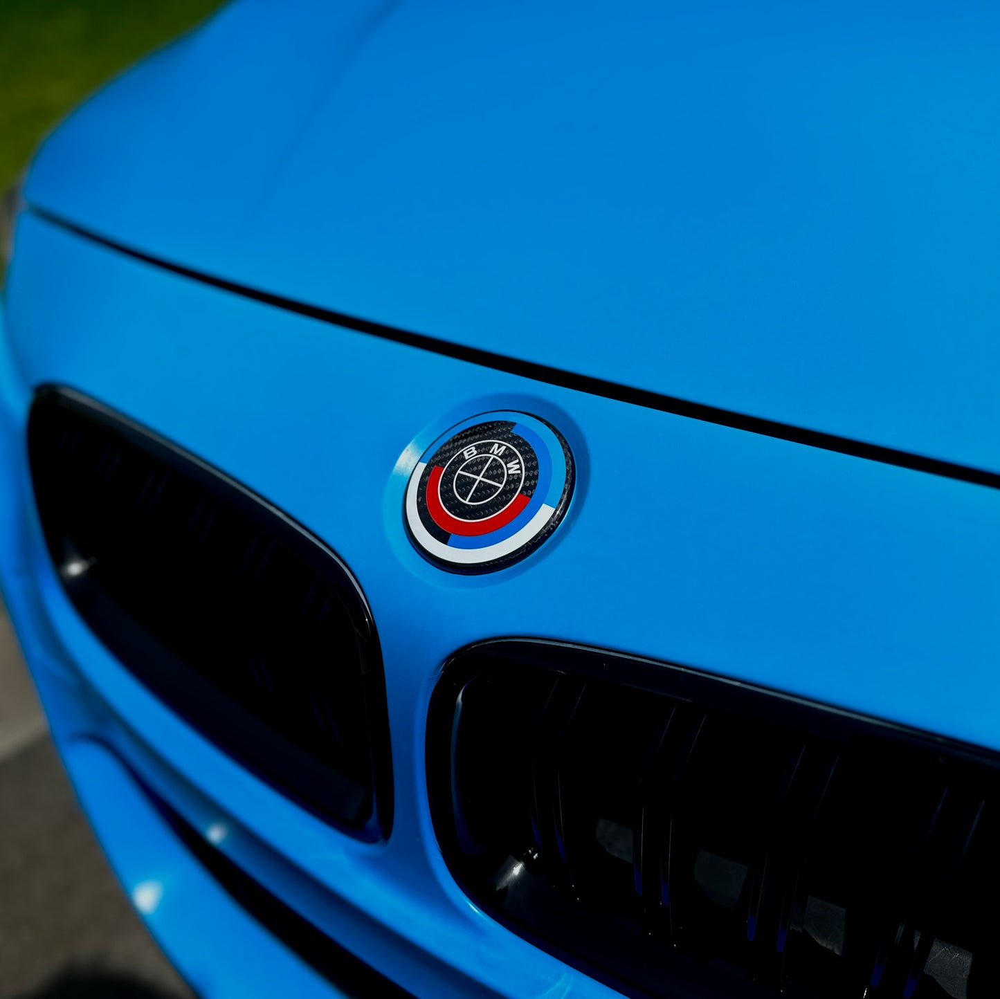 BMW 50th Anniversary Carbon Fiber Badge