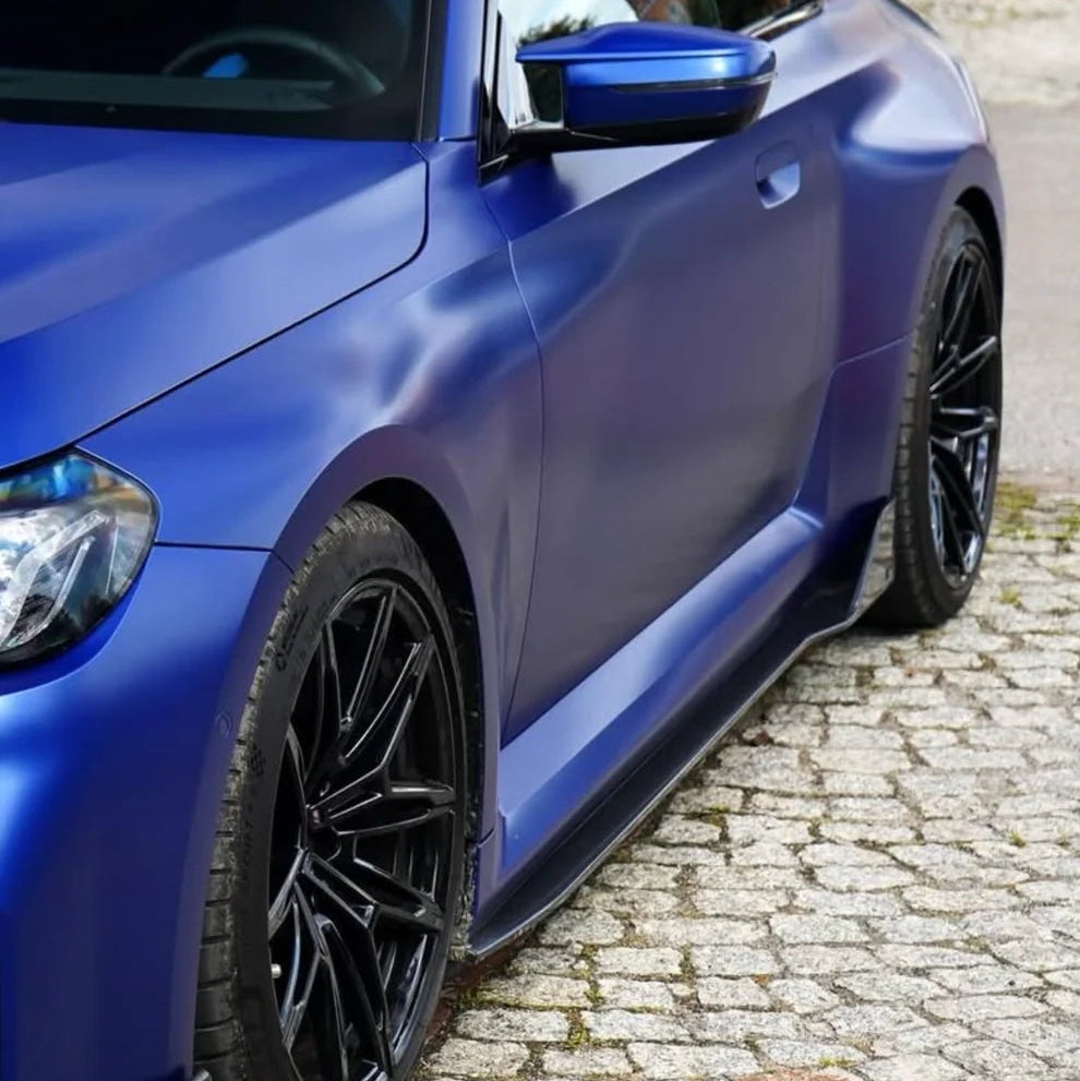 MP STYLE DRY CARBON FIBER SIDE SKIRTS - BMW G87 M2 (2023+)