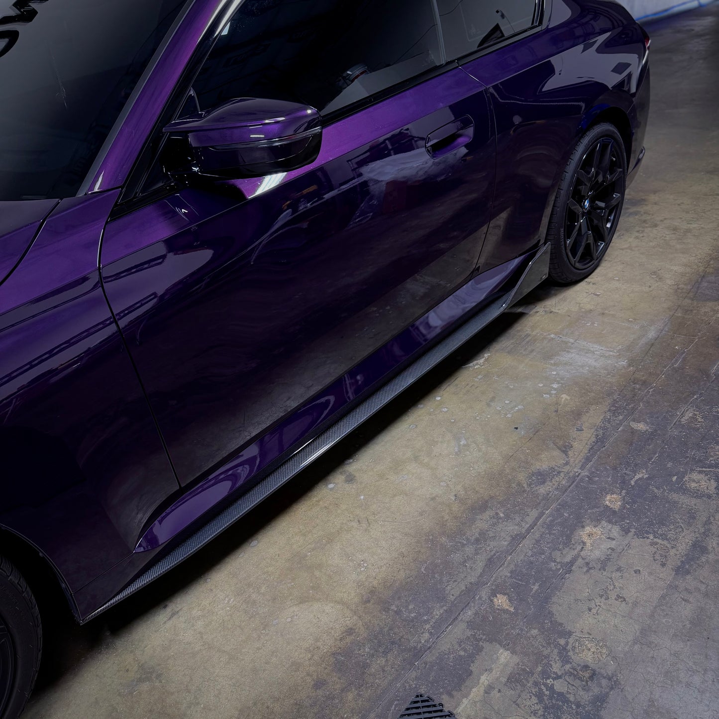 MP STYLE CARBON FIBER SIDE SKIRTS - BMW G42 2 SERIES