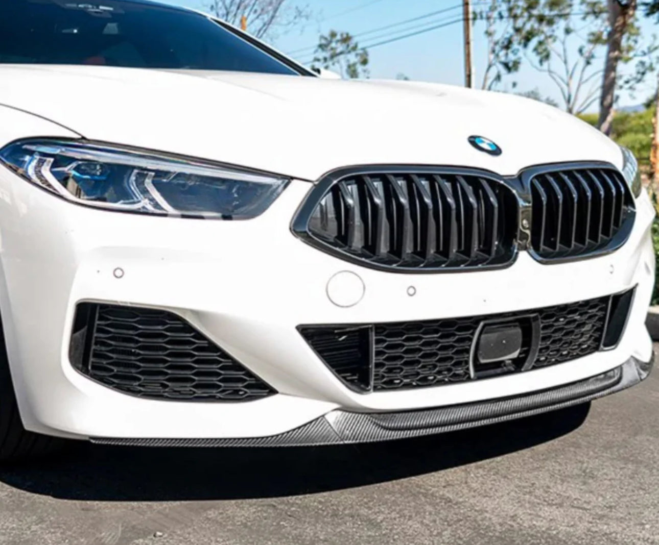 CARBON FIBER FRONT LIP - BMW G14 G15 G16 8 SERIES