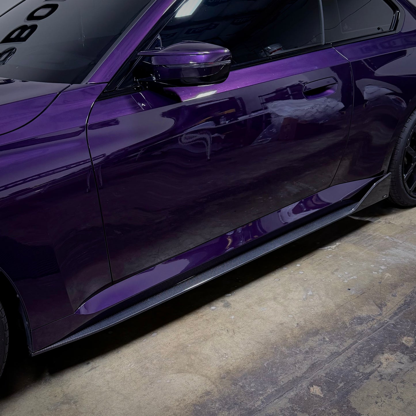 MP STYLE CARBON FIBER SIDE SKIRTS - BMW G42 2 SERIES