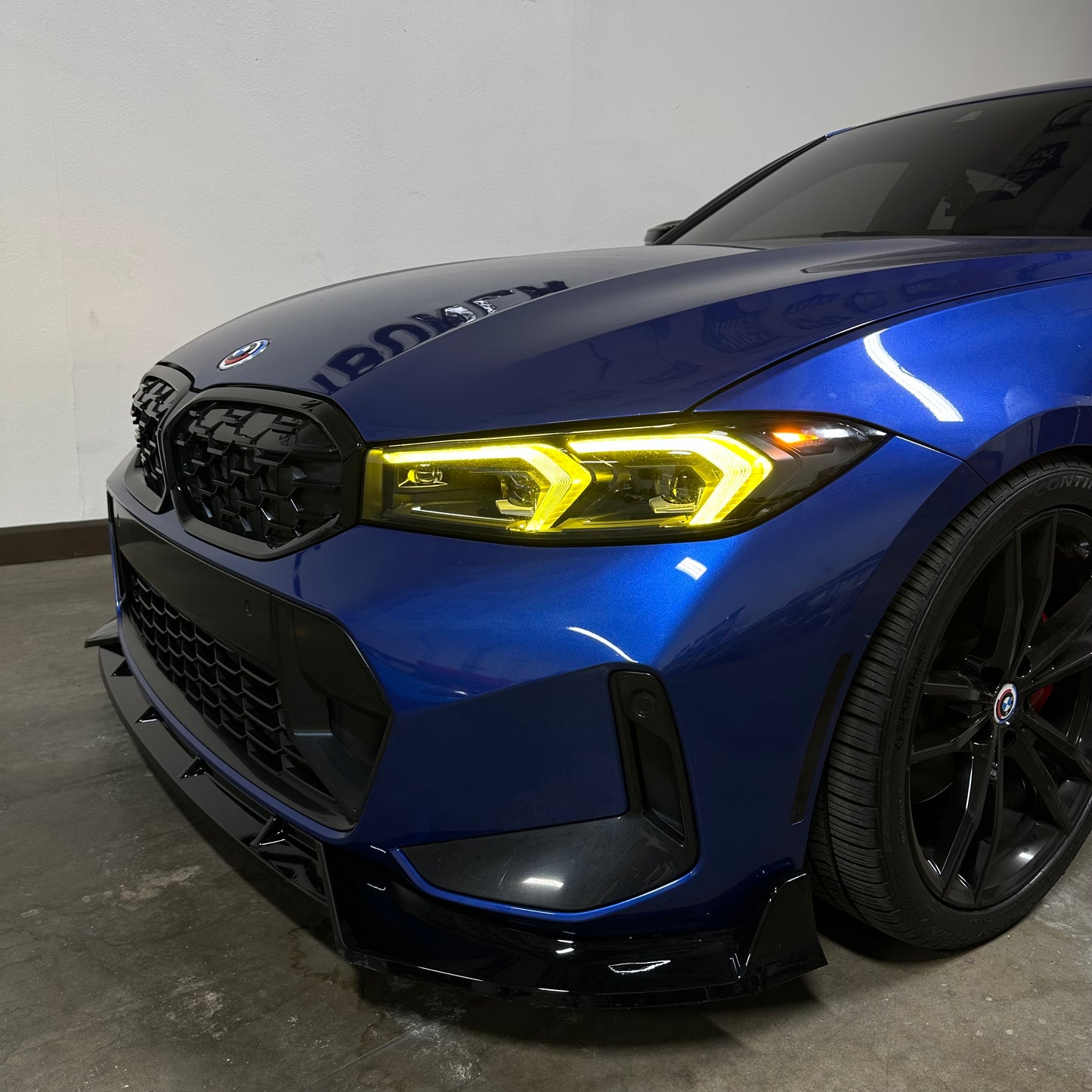 FD STYLE GLOSS BLACK FRONT LIP - BMW G20 3 SERIES