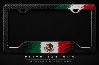 Mexico Carbon Fiber Plate Frame | Elite Nations™