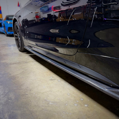 MAX STYLE CARBON FIBER SIDE SKIRTS - BMW G22/G23/G26 4 SERIES
