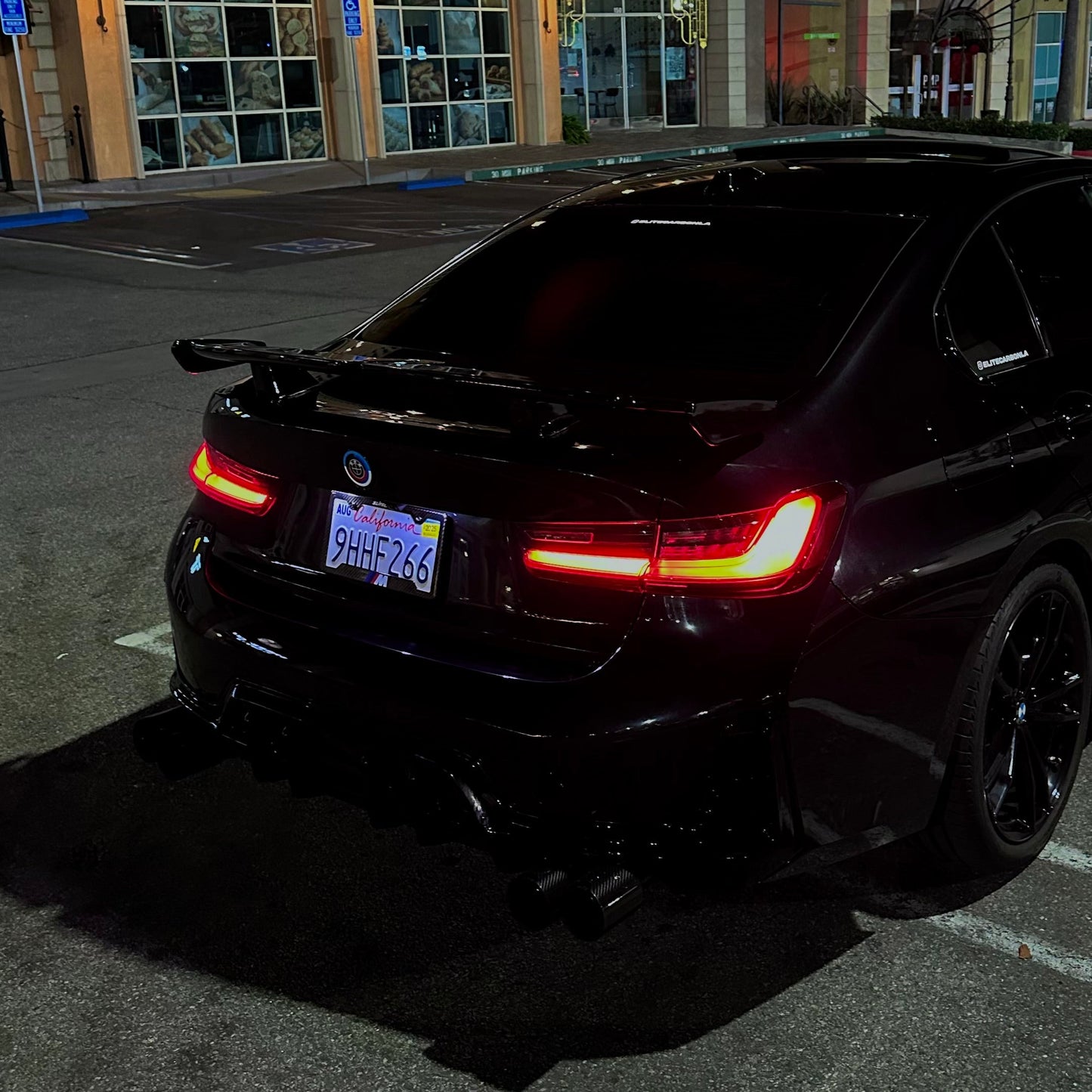 BMW GT Style Gloss Black Rear Spoiler Wing