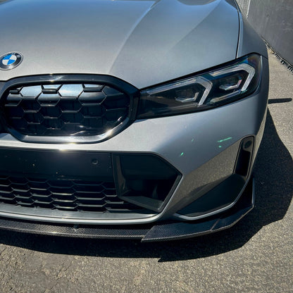 V1 STYLE CARBON FIBER FRONT LIP - LCI BMW G20 3 SERIES