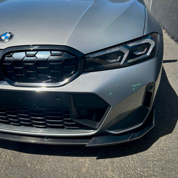 V1 STYLE CARBON FIBER FRONT LIP - LCI BMW G20 3 SERIES