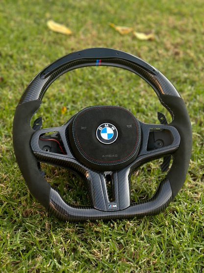 (IN HAND) BMW G-Series Carbon Fiber Steering Wheel