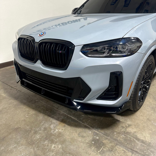 GLOSS BLACK FRONT LIP - BMW X3 G01 X4 G02