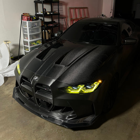 ALPHA N STYLE CARBON FIBER HOOD - BMW G80 M3 & G82/G83 M4