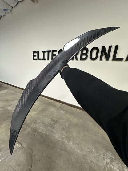 Carbon Fiber Rear Spoiler Wing - BMW G14 8 SERIES