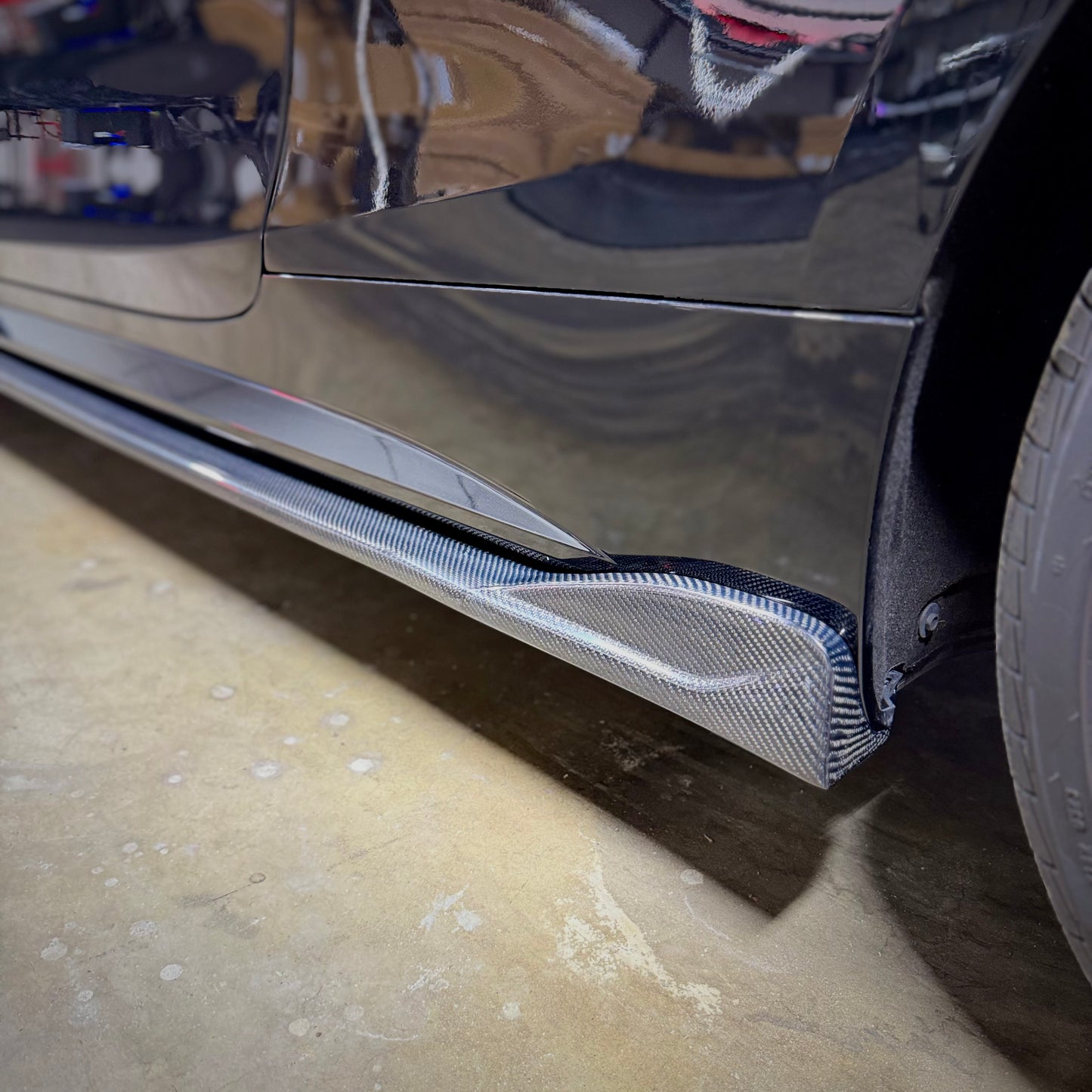 MAX STYLE CARBON FIBER SIDE SKIRTS - BMW G22/G23/G26 4 SERIES
