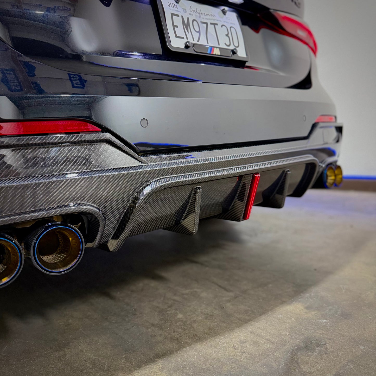 K Style Carbon Fiber Rear Diffuser - BMW G22/G23 M440i 430i