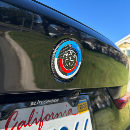 BMW 50th Anniversary Carbon Fiber Badge