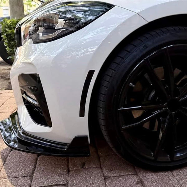 Black Smoked Front Reflectors - BMW G20 3 SERIES G22 4 Series