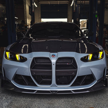 2025+ Snake Eyes Yellow DRL Module Set – BMW G22 / G23 / G26 4 Series & G80 / G82 / G83 M3/M4 (LCI 2025+)