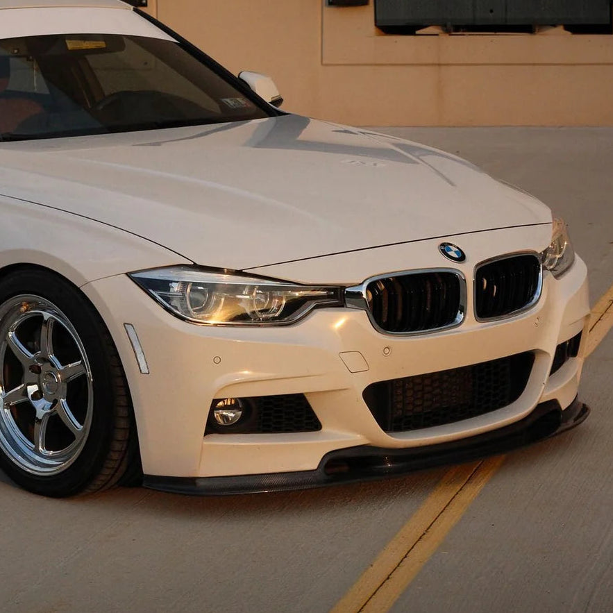VR STYLE CARBON FIBER FRONT LIP - BMW F30 / F31 3 SERIES (2012–2018)