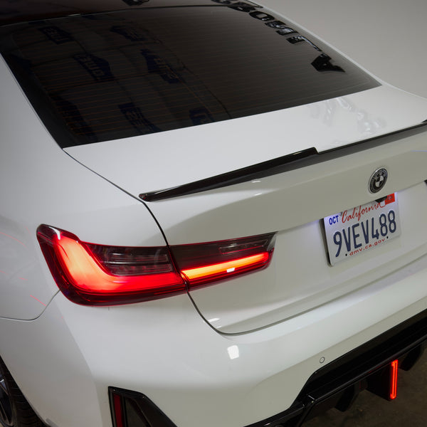 Gloss Black M4 Style Rear Spoiler Wing – BMW G20 3 Series & G80 M3