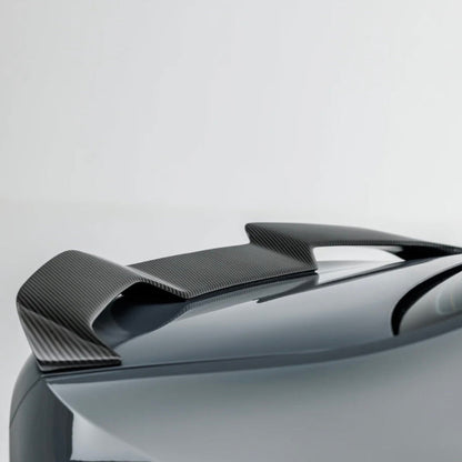 BMW V Style Carbon Fiber Rear Spoiler Wing