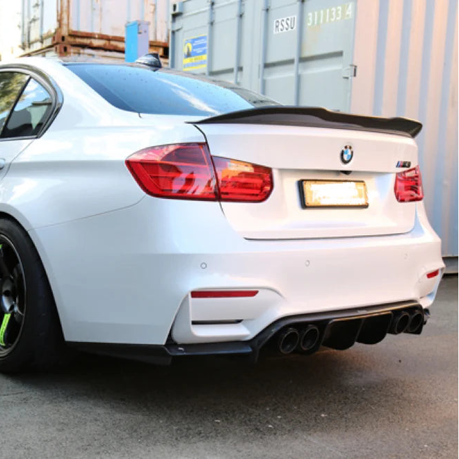 PSM STYLE CARBON FIBER REAR SPOILER - BMW F30 3 SERIES / F80 M3 (2012–2019)