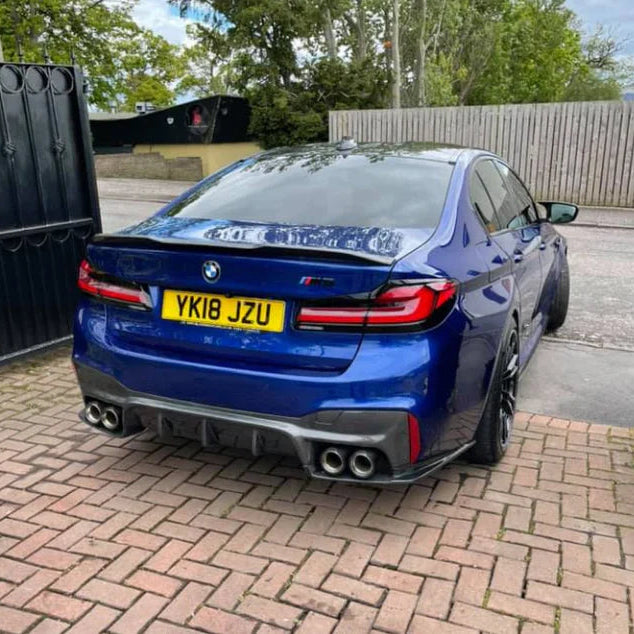 3D STYLE CARBON FIBER REAR DIFFUSER - BMW F90 M5 (2018–2023)