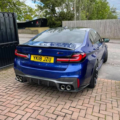 3D STYLE CARBON FIBER REAR DIFFUSER - BMW F90 M5 (2018–2023)