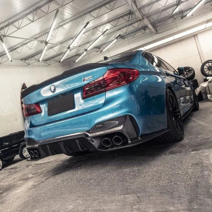 3D STYLE CARBON FIBER REAR DIFFUSER - BMW F90 M5 (2018–2023)