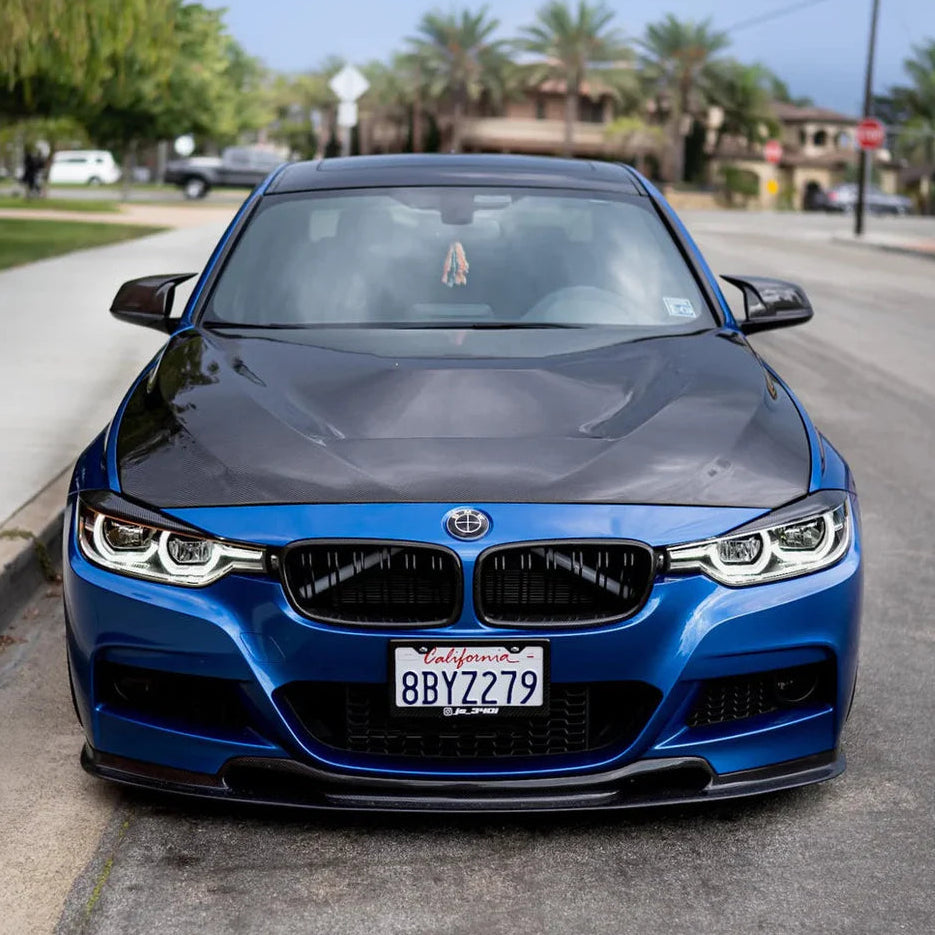 VR STYLE CARBON FIBER FRONT LIP - BMW F30 / F31 3 SERIES (2012–2018)